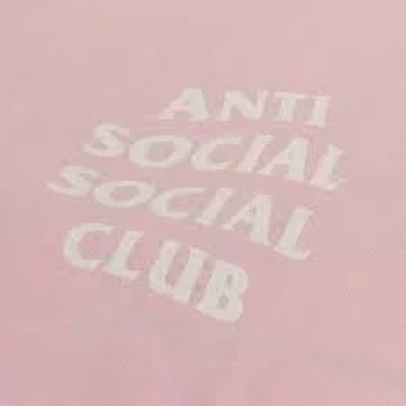 ASSC | Anti Social Social Club Mind Games Logo 2 T-Shirt | NWT (M) Pink/White - Picture 3 of 5